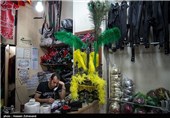 بازار فروش طبل و سنج برای محرم