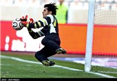 دیدار تیم های فوتبال پرسپولیس و راه آهن