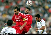 دیدار تیم های فوتبال پرسپولیس و راه آهن