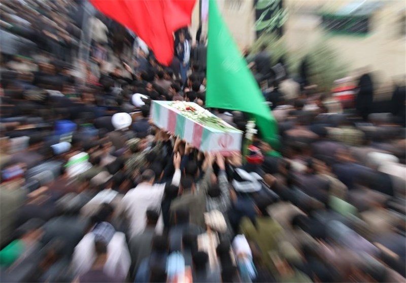 پیکر 2 شهید گمنام در صنایع دفاعی شهید کاوه مشهد تدفین شد