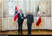 دیدار وزیر امور خارجه نروژ با جواد ظریف