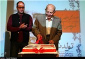 مرحوم مرتضی احمدی هنرمند پیشکسوت سینما، تئاتر، تلویزیون و رادیو در جشن تولد 88 سالگی‌اش