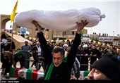 تشییع شهدای گمنام - یزد