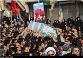 تشییع شهدای گمنام - یزد