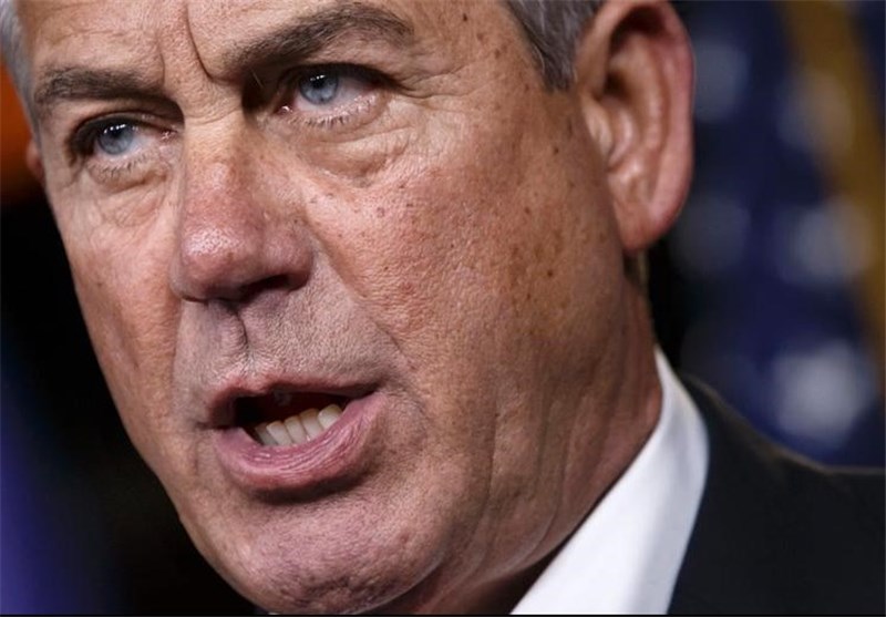 بینر: محمد اشرف‌غنی در کنگره آمریکا سخنرانی می‌کند