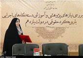 الهام امین زاده معاون حقوقی رئیس جمهور در نشست معاونین حقوقی دستگاههای اجرایی دولت یازدهم