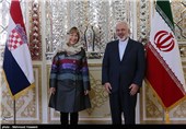 دیدار و نشست خبری وزرای امور خارجه ایران و کرواسی