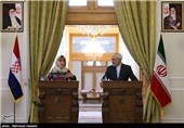 دیدار و نشست خبری وزرای امور خارجه ایران و کرواسی
