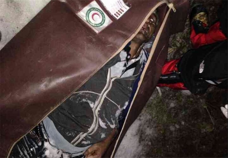 کوهنورد حادثه دیده