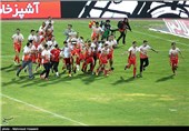 جشن قهرمانی تیم فوتبال فولاد خوزستان/جام به اهواز رفت