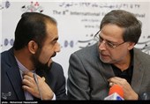 عبدالجبار کاکائی دبیر علمی جشنواره و قادر طراوت‌پور دبیر اجرایی هشتمین جشنواره بین المللی شعر فجر 