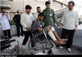 انتقال مجروحان حادثه تروریستی یمن به بیمارستان بقیه الله الاعظم تهران