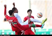 دیدار تیمهای فوتبال امید ایران و فلسطین
