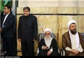 مراسم ترحیم همسر آیت‌الله احمد جنتی دبیر شورای نگهبان و مادر علی جنتی وزیر ارشاد - قم