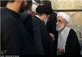 مراسم ترحیم همسر آیت‌الله احمد جنتی - قم