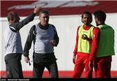 تمرین تیم فوتبال پرسپولیس زیر نظر برانکو ایوانکوویچ