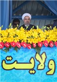 حجت‌الاسلام حسن روحانی رئیس جمهور در مراسم رژه روز ارتش