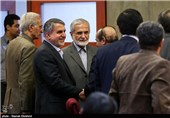 کمال خرازی دبیر ستاد توسعه علوم و فناوریهای شناختی وسید رضا صالحی امیری رییس سازمان اسناد و کتابخانه ملی