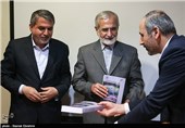 کمال خرازی دبیر ستاد توسعه علوم و فناوریهای شناختی وسید رضا صالحی امیری رییس سازمان اسناد و کتابخانه ملی
