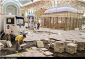مراحل بازسازی حرم امام خمینی(ره)