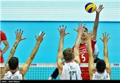 دیدار تیم‌های والیبال ایران و آمریکا - لیگ جهانی والیبال