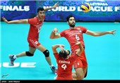 دیدار تیم‌های والیبال ایران و آمریکا - لیگ جهانی والیبال