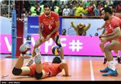 دیدار تیم‌های والیبال ایران و آمریکا - لیگ جهانی والیبال
