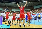 پیروزی تیم والیبال ایران مقابل آمریکا در لیگ جهانی والیبال