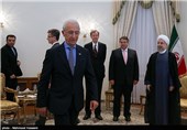 پرفسور سمیعی در دیدار زیگمار گابریل معاون صدر‌اعظم و وزیر اقتصاد و انرژی آلمان با حجت الاسلام حسن روحانی رئیس جمهور