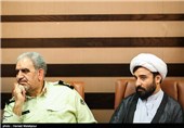 سردار زمانیان رئیس پلیس مبارزه با قاچاق کالا و ارز در مراسم تودیع و معارفه معاونین سازمان تعزیرات حکومتی