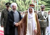 أمیر الکویت یهنئ الرئیس روحانی بإعادة انتخابه