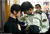 حضور سردار احمدرضا رادان در مراسم ختم شهید احمد حاتمی