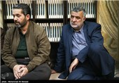حضور حجتی وزیر جهاد کشاورزی در مراسم ختم شهید احمد حاتمی
