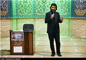 شعر خوانی مصطفی صابر خراسانی در مراسم ختم شهید احمد حاتمی