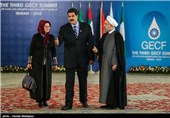 استقبال حجت‌الاسلام حسن روحانی رئیس جمهور از نیکلاس مادورو رئیس جمهور ونزوئلا - سومین اجلاس سران مجمع کشورهای صادرکننده گاز (GECF)