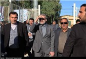 بازدید رئیس مجلس از مرز مهران و شلمچه