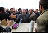 بازدید رئیس مجلس از مرز مهران و شلمچه