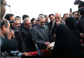 بازدید رئیس مجلس از مرز مهران و شلمچه