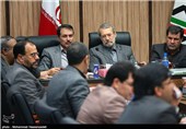 بازدید رئیس مجلس از مرز مهران و شلمچه