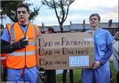 بحران دستمزد در انگلیس شدت گرفت/ اعتصاب پزشکان همزمان با موج آنفلوانزا