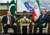 دیدار نواز شریف نخست وزیر پاکستان با اسحاق جهانگیری معاون اول رئیس جمهور