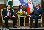 دیدار نواز شریف نخست وزیر پاکستان با اسحاق جهانگیری معاون اول رئیس جمهور