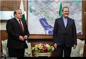 دیدار نواز شریف نخست وزیر پاکستان با اسحاق جهانگیری معاون اول رئیس جمهور