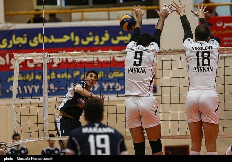 دیدار والیبال جواهری گند کاووس و پیکان تهران