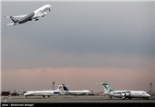 فرود نخستین هواپیمای ایرباس 350 در فرودگاه مهرآباد