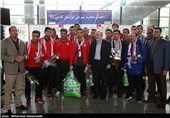 بازگشت تیم ملی فوتسال پس از قهرمانی در جام ملت های آسیا