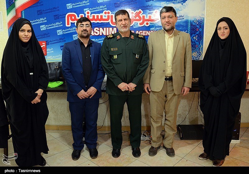 فرمانده سپاه البرز در دفتر تسنیم