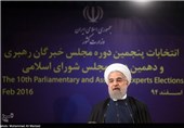 حضور حجت‌الاسلام حسن روحانی رئیس جمهور در پای صندوق رأی انتخابات دهمین دوره مجلس شورای اسلامی و پنجمین دوره مجلس خبرگان رهبری