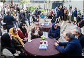 مراسم کاشت نهال توسط سینماگران