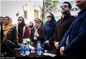 مراسم کاشت نهال توسط سینماگران